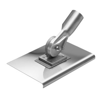 Concrete Edger, Walking8" x 8" x 1/2" RadiusThreaded Handle BracketStainless Steel